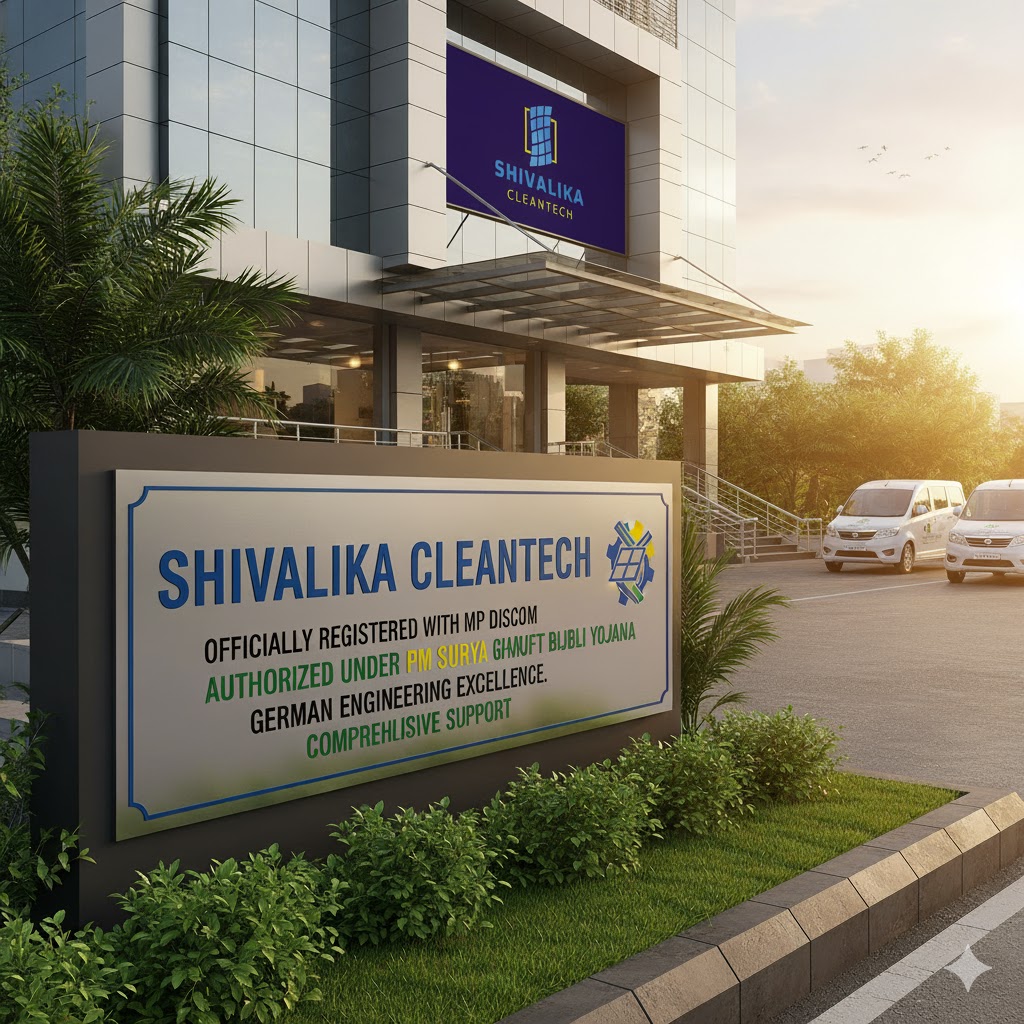 Shivalika Cleantech office and branded vehicles